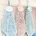 WINGOFFLY 3pcs Absorbent Hand Towel Set Chenille Microfiber Soft Kitcken Wash Towel with Rope Hanging, Pig + Owl + Penguin