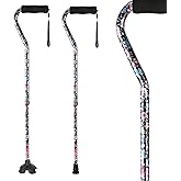 Elegant Walking Cane for Women, Foldable &amp; Adjustable Cane for Seniors with Self-Standing Tip | Lightweight Mobility Aid for Stability &amp; Balance Support