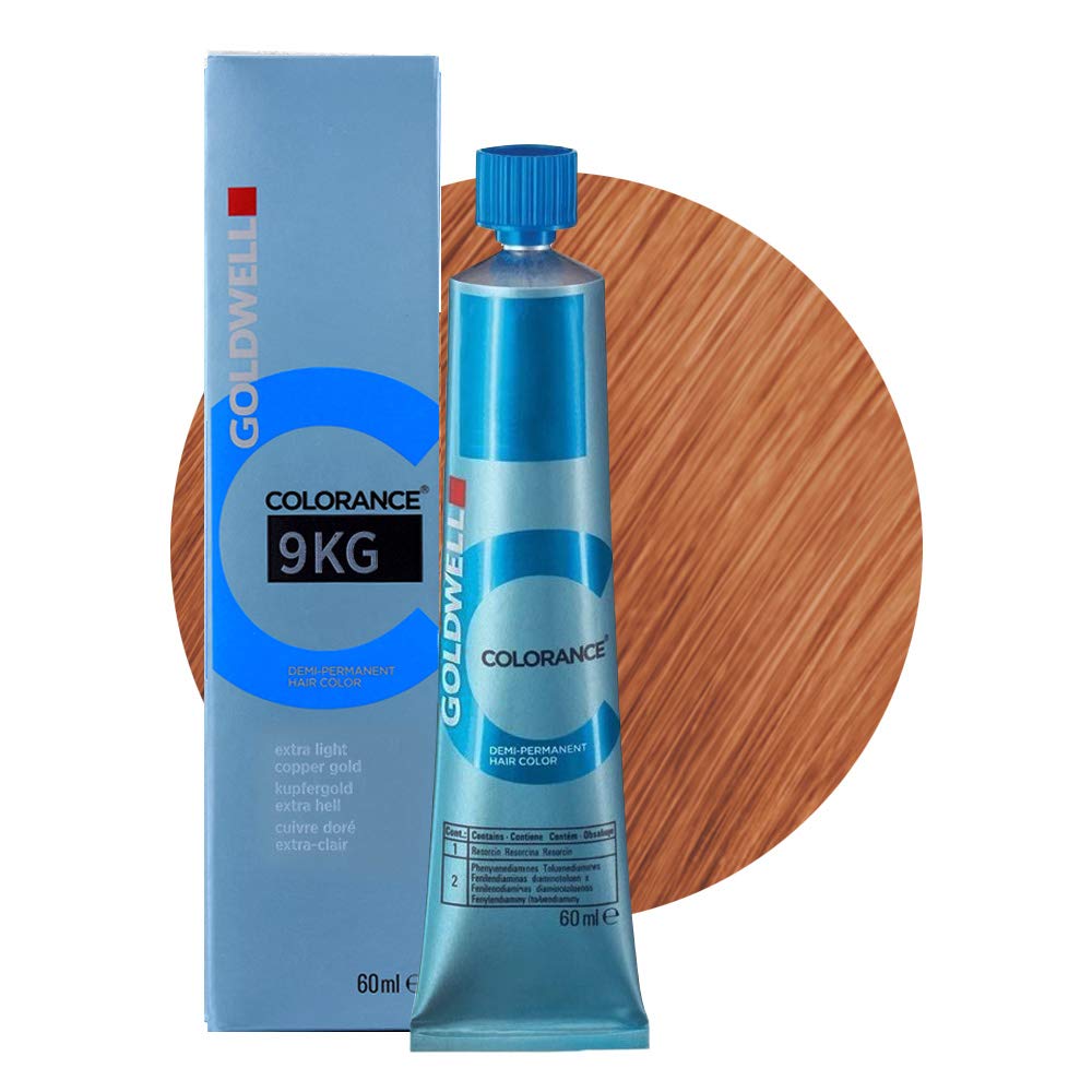 Goldwell Colorance Demi-Permanent Hair Colour, 9Kg Extra Light Copper Gold, 60 ml — image 1