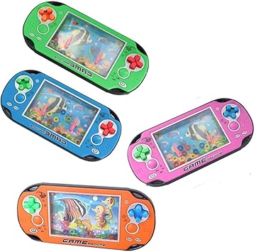Sisaki Handheld Fisch Wasser Ring Toss Squeeze Spiel Maschine Padagogisches Spielzeug Aktions Geschicklichkeitsspiele Amazon De Spielzeug