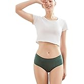Goat Union Midi Period Underwear for Women Teens, Menstrual Period Panty, Organic Cotton Lining, Full Coverage & Heavy Flow