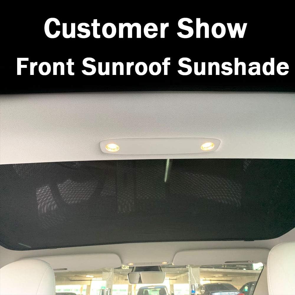 VANSSI Tesla Model 3 Front Sunroof Sunshade front Glass Roof Sun Shade