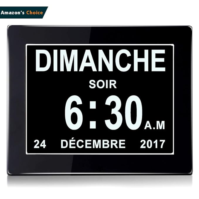 Horloge Calendrier Avec Date Jour Et Heure Boulanger