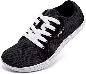 HOBIBEAR Unisex Breite Barfuss Schuhe Damen Herren Barfußschuhe Minimalistische Outdoor Trail Running Walking Schuhe