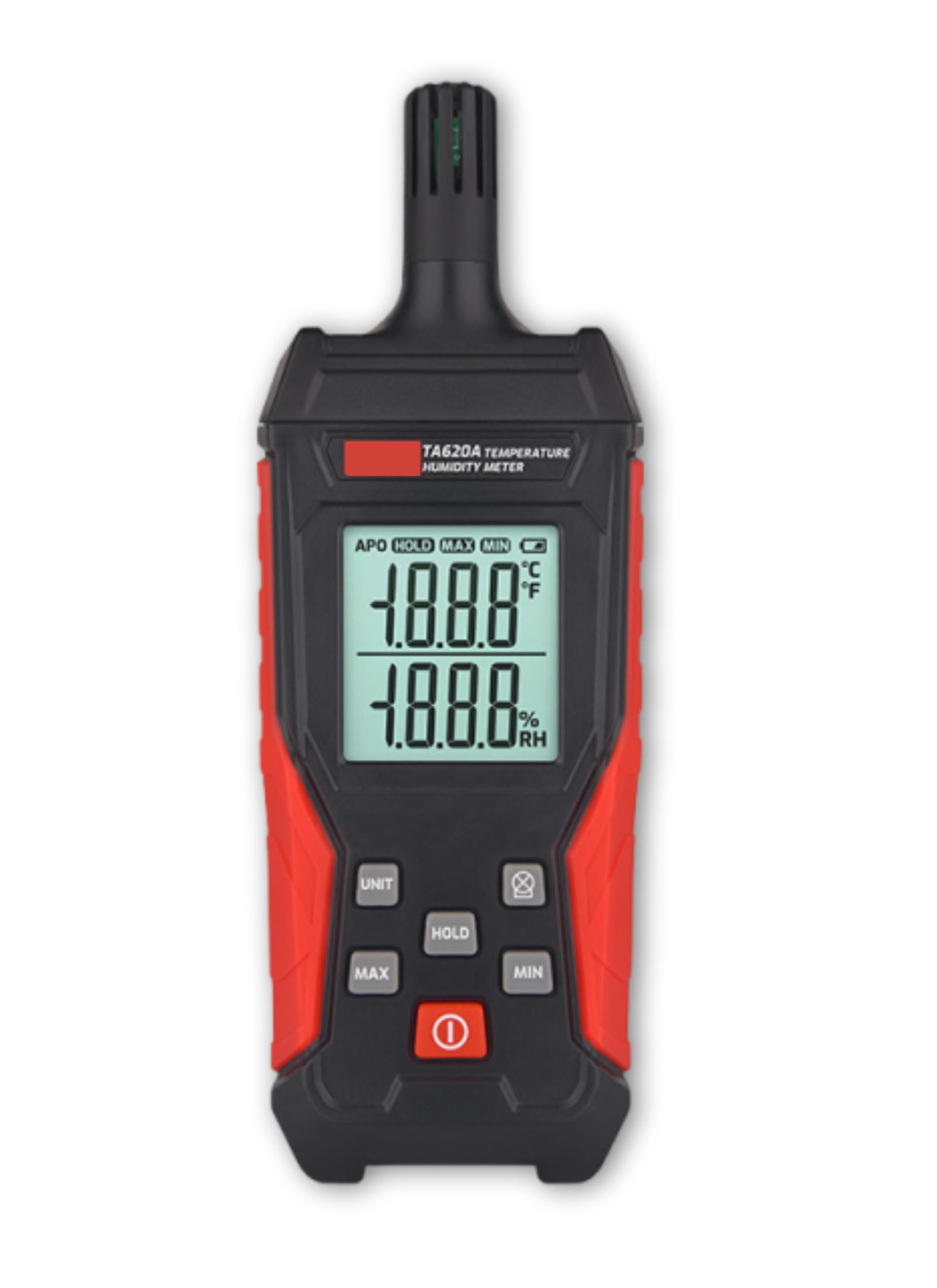 Diyeeni TA620A Temperature Humidity Meter, Handheld Thermometer Hygrometer with Ambient, Dew Point, Wet Bulb, High Precision Temperature & Humidity, Support Data Storage