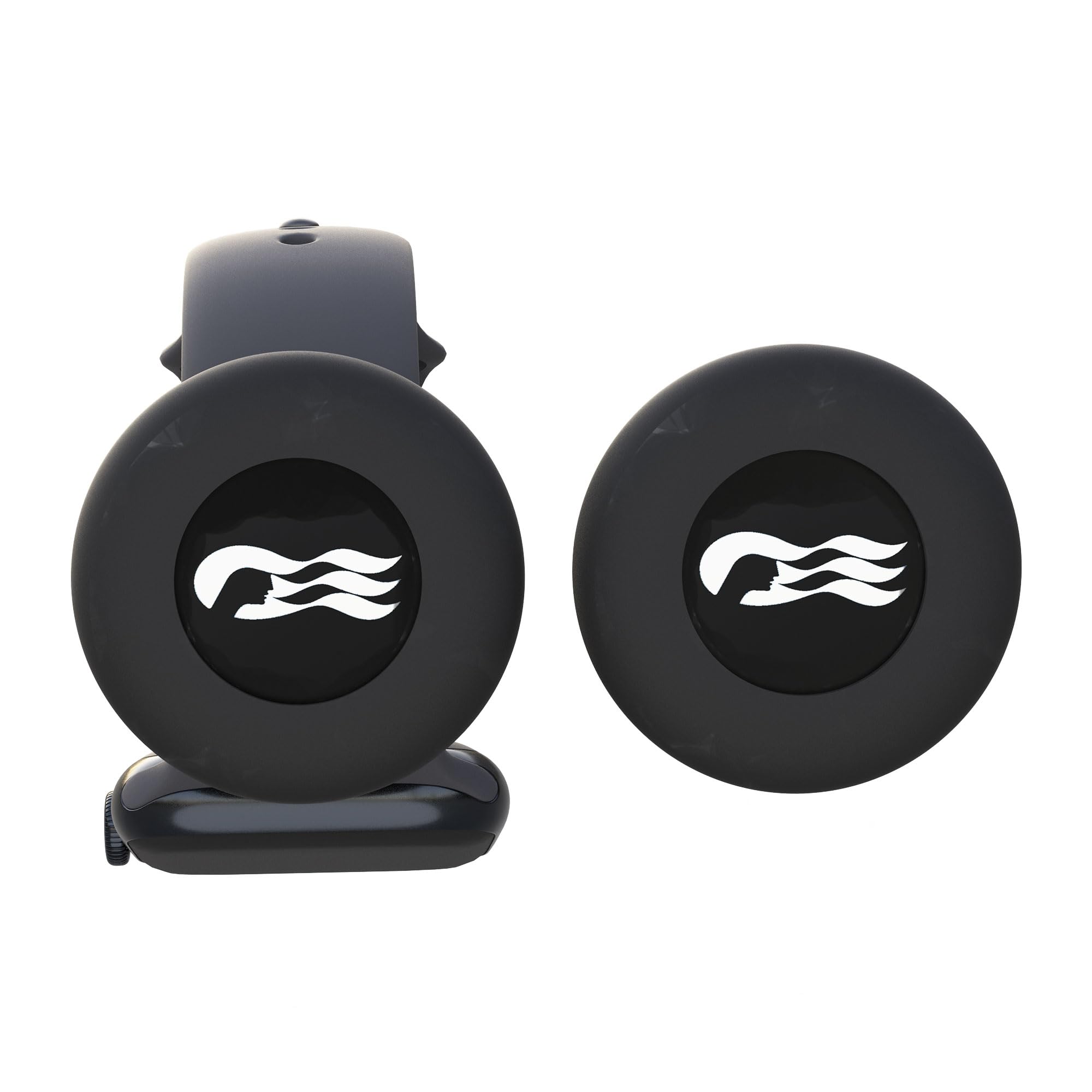 Photo 1 of [2 Pack] Princess Cruise Medallion Watch Adapters Holder for Carnival Medallion (2024, 2025,2026),Silicone Accessory Fits Watch Wristbands 0.8-1.1, Also for Apple AirTag Cat Collar Holder, Black