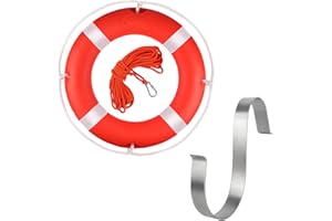 Life Ring,23"/28" Boat Safety Throw Rings,Life Ring Buoy with Reflective Tape & Grab Lines,Orange Life Ring for Boats,Include