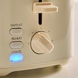 Morphy Richards Equip 2 Slice Toaster 800W Cream Defrost Reheat Browning view 3