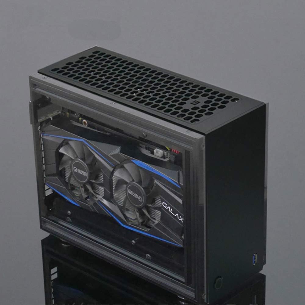 Geeek Flex Mini Transparent Acrylic ITX Computer Case (A35 Black Case)
