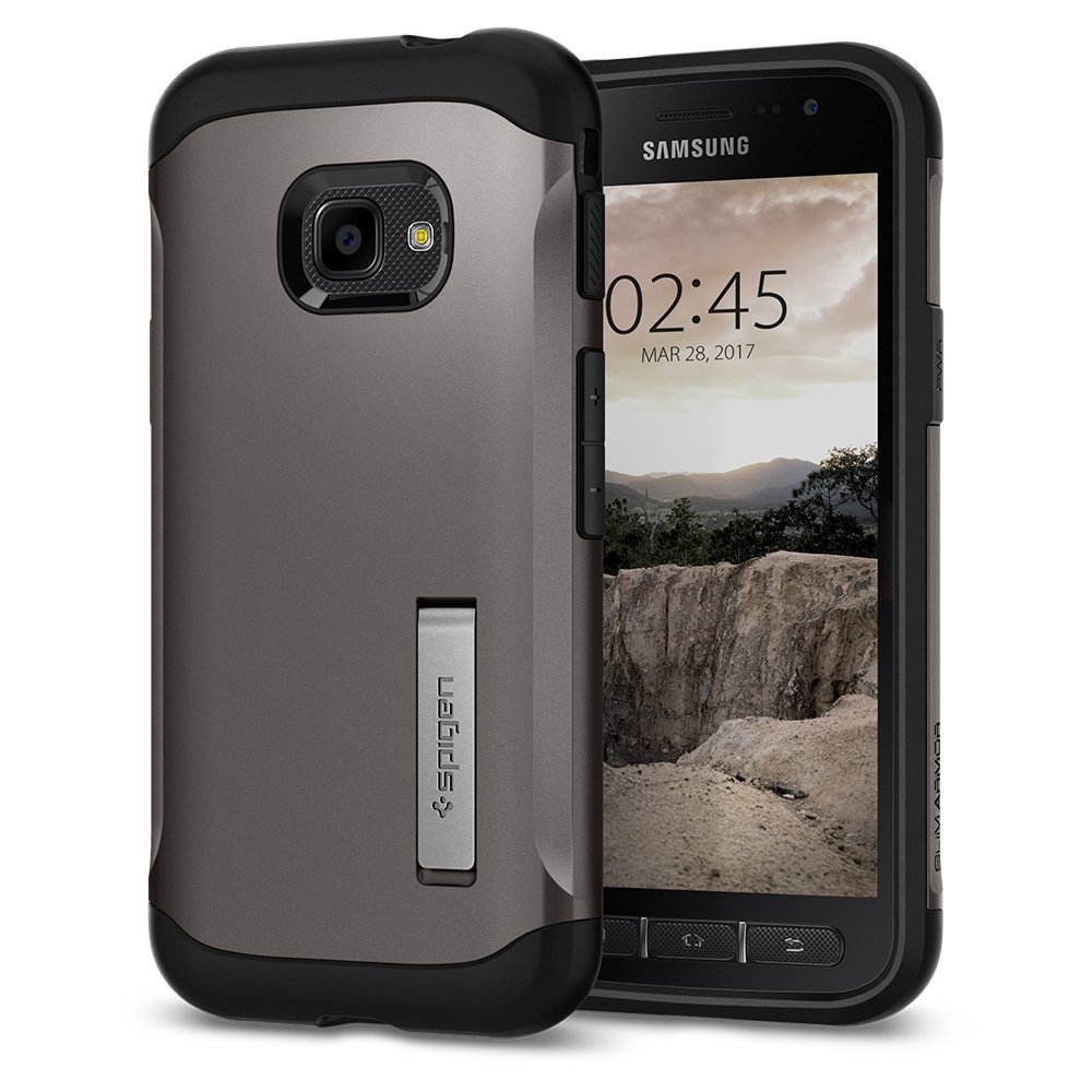 Spigen [Slim Armor] [Gunmetal] Case for Galaxy Xcover 4s / Xcover 4