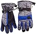 N'Ice Caps Kids Thinsulate Waterproof Geo Lines Print Winter Ski Gloves