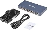 Hikvision DS-3E0310HP-E Unmanaged Fast Ethernet PoE Network Switch Blue view 4