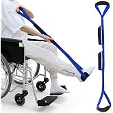 42 Inch Long Leg Lifter, Rigid Leg Lifter Strap With EVA Handgrips &amp;Foot Loop, Leg Lifter After Hip Replacement&amp;Knee Surgery Recovery Aids Kit,Leg Lifters Getting Legs In And Out Of Bed,Car,Wheelchair