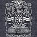 40th Birthday Gift Shirt for Men - Vintage 1985 Aged to Perfection - Dk. Heather-002-Lg