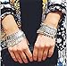 idealway Bohemian Antalya Turkish Boho Coin Jewelry Coachella Festival Tribal Ethnic Statement Bracelet