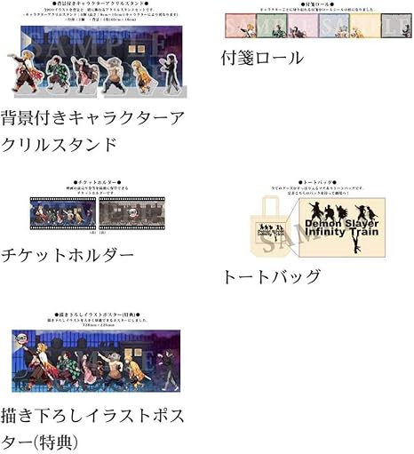 Amazon 新品未開封 C98限定 劇場版 鬼滅の刃 無限列車編 出発進行セット コミケ98 C98 限定グッズ Ufotableweb 吾峠呼世晴 おもちゃ おもちゃ