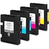 CoYlBod Sublimation Ink Cartridge Latest Upgraded Chip Compatible for SG500 SG1000 Sawgrass Virtuoso SG500 SG1000 Printers(Black, Cyan, Magenta, Yellow)