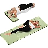 Foldable Yoga Mat Extra Thick 0.32 Inches-SGS Certified POE Material Exercise Mat, Non-Slip Design Fitness Mats, Multi-Purpose Workout Mats For Studio or Home Use