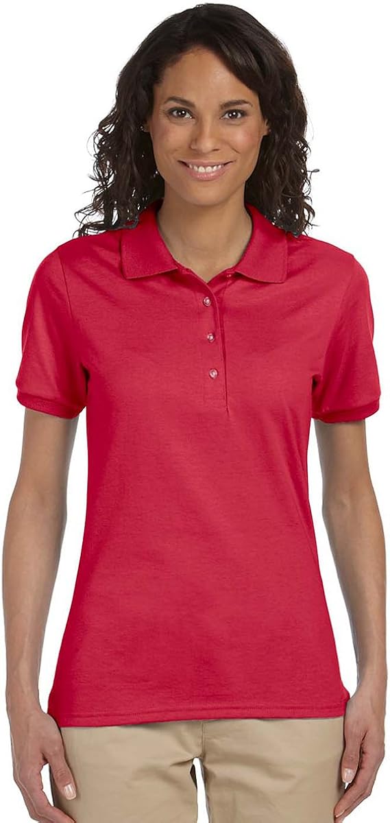 Jerzees Ladies' SpotShield Jersey Polo Shirt at  Women’s Clothing store
