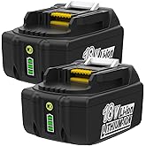 ANTRobut 2Pack 6.0Ah Replacement for Makita 18V Batteries BL1860 BL1850 BL1830 BL1840 BL1815 Compatible with LXT Makita Cordl