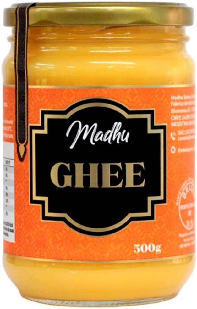Manteiga Ghee Tradicional Zero lactose 500g - Madhu por Madhu Funcional