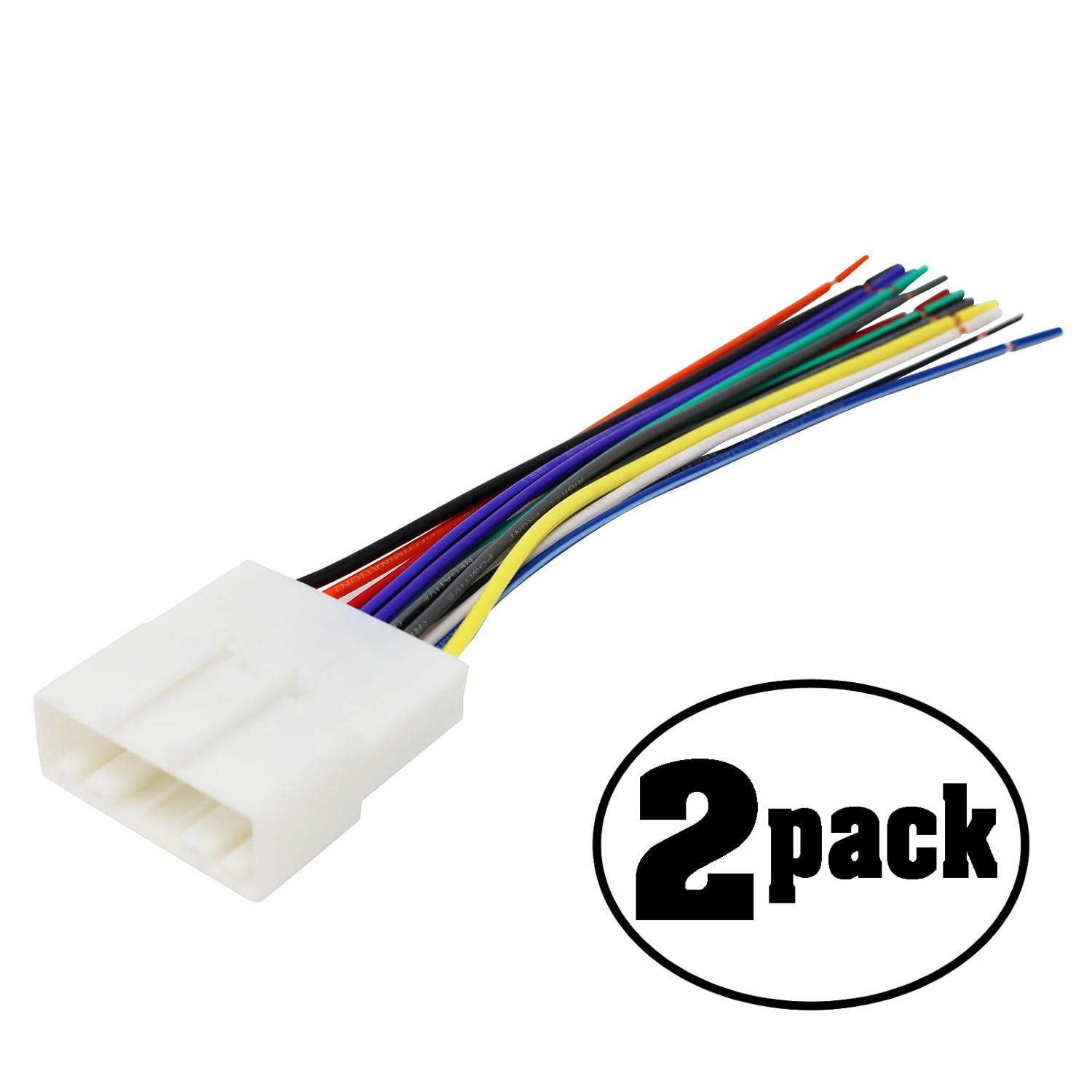 Amazon.com: 2-Pack Replacement Radio Wiring Harness for 2012 Nissan