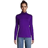 Lands' End Women's Lightweight Fitted Long Sleeve Turtleneck
