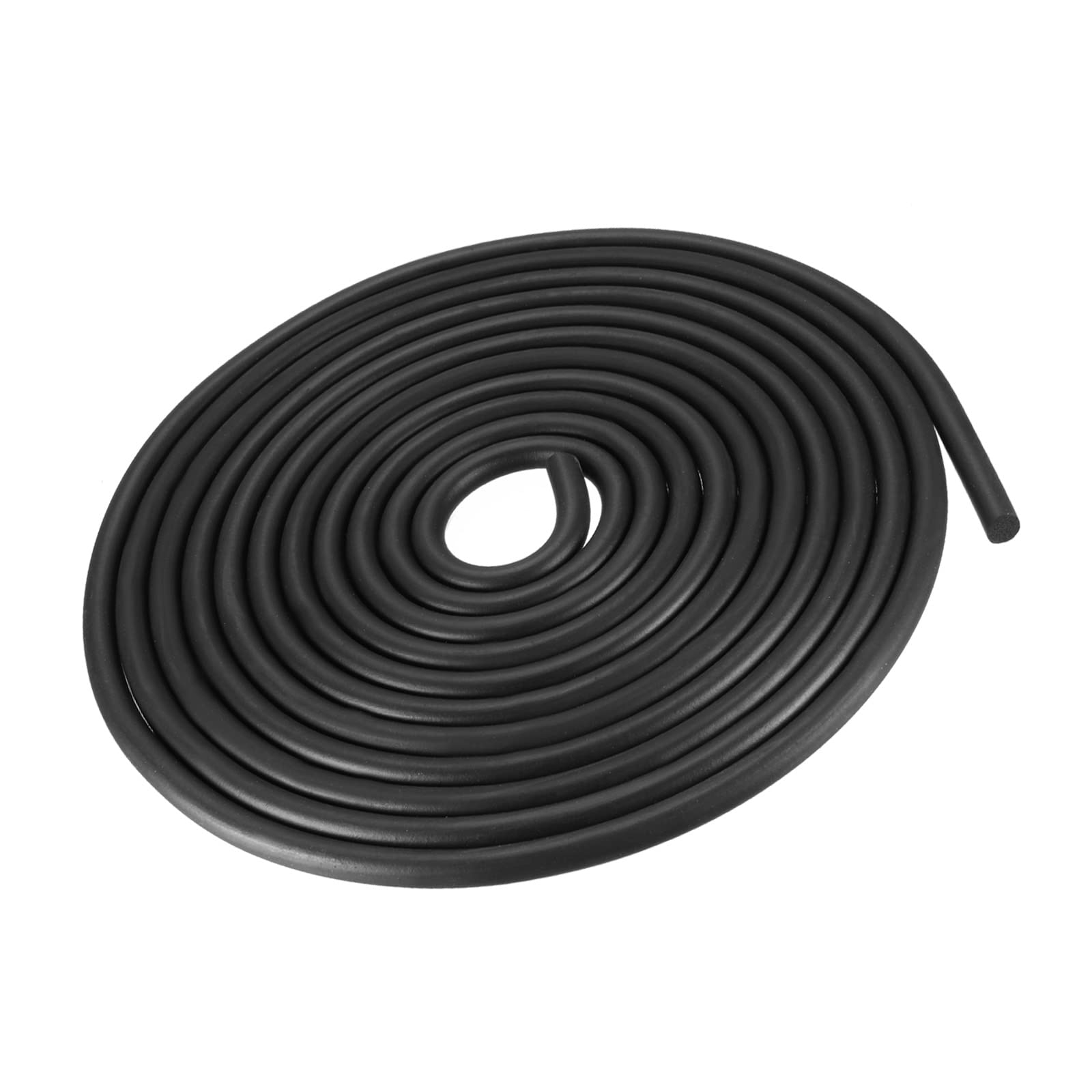 METALLIXITY Weather Stripping (9mmx16.4 Feet) 1Pcs, Foam Rubber Door Seal Strips - for Home Door Window, Black