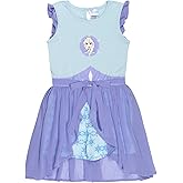 Disney Princess Girls Romper With Skirt Overlay Toddler to Big Kid