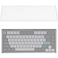 Geekria 75% 84-Key Knob Keyboard Dust Cover, Clear Acrylic Keypads Cover, Compatible with Keychron Q1 HE/Max/Pro / V1 / V1 Max, Aula F75 Pro, F75 (Frosted)