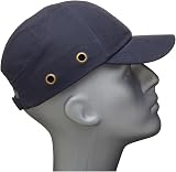 Blackrock Navy Bump Cap Safety Hat Baseball Style Adjustable HDPE EN812:2012 view 5