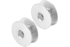 100pcs Sewing Machine Bobbins, Universal Aluminum Thread Bobbins Empty Spool for Flat Sewing Machine Industrial Sewing Machin