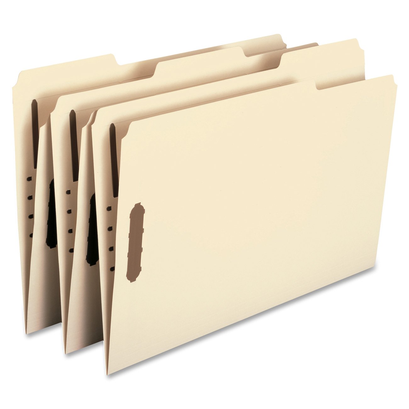 Smead Fastener File Folders, Legal, 1/3 Cut Reinforced Tab, Two