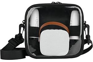 Beautyflier Mini Karaoke Machine Shoulder Bag for Kids, Sling Bag for Portable Bluetooth Speaker and 2 Microphones, Crossbody Bag for Mini Bluetooth Speaker, Fits Travel and Outdoor (Bag Only)