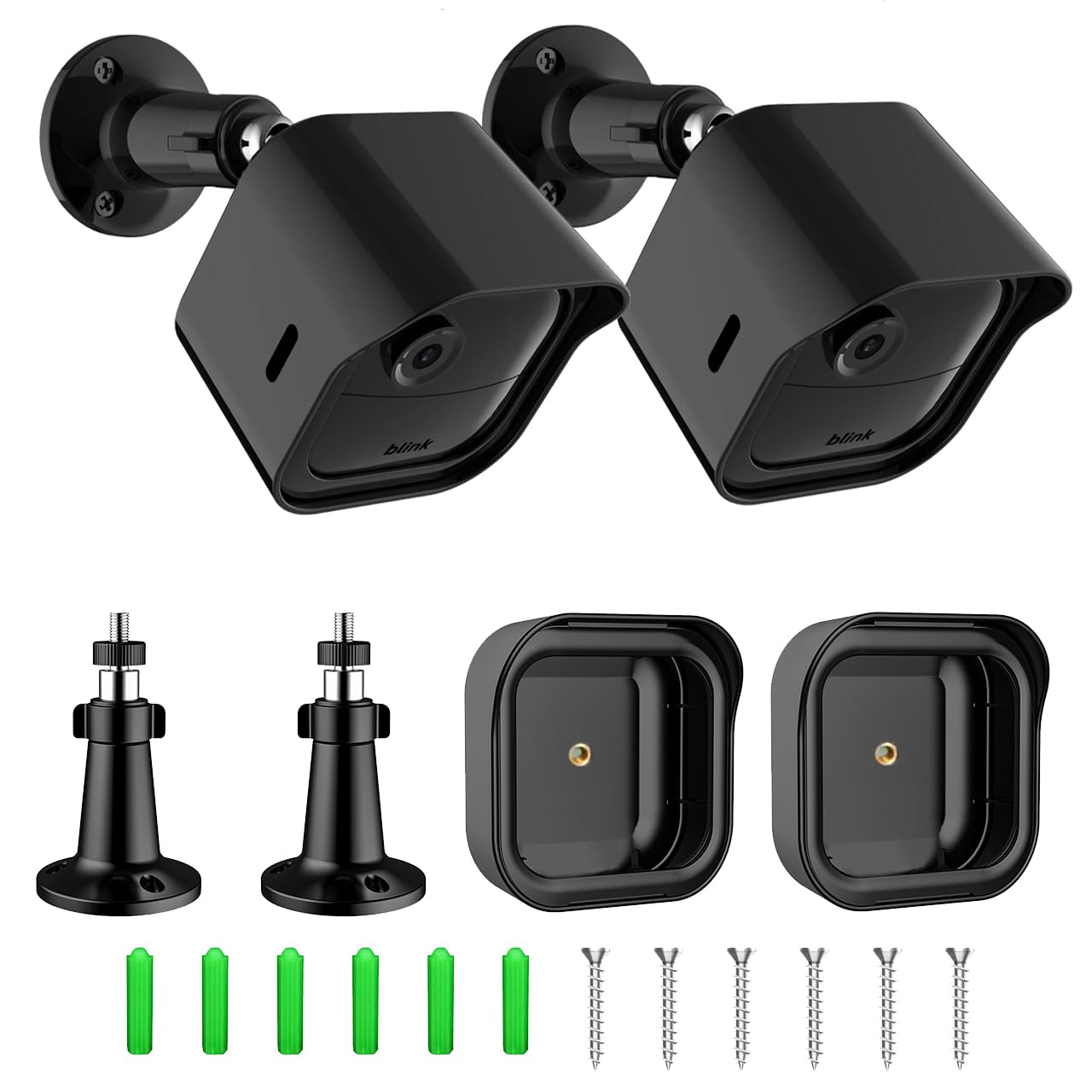 [2 Pack] Blink 4 Outdoor Camera Mount, Wall Mount for All-new Blink Outdoor 4(4th Gen) Camera Mount, Blink 360° Adjustable Mount Accessories Black