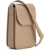 Kattee Leather Crossbody Bags for Women Trendy, Small Phone Purses Wallet Shoulder Handbags Travel with Card Slots