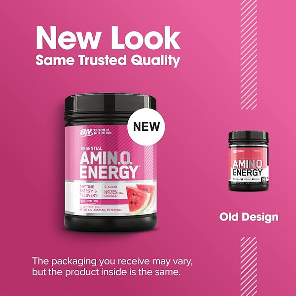 OPTIMUM NUTRITION ESSENTIAL AMINO ENERGY WITH GREEN TEA AND GREEN COFFEE EXTRACT, FLAVOR: WATERMELON, 65 SERVINGS