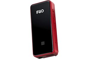 FiiO BTR3(Red Color) HiFi Bluetooth Receiver&USB DAC | aptX/aptX HD/aptX LL/LDAC/AAC/HWA Support, for Home TV,Speaker,Car Stereo, NFC Pairing, Type C Port and 3.5mm Out, AK4376A 192K/24B DAC chip