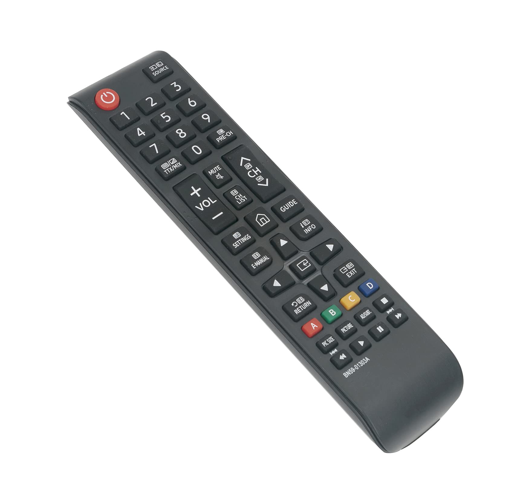 BN59-01303A Replace Remote fit for Samsung UA58NU7103WXXY UA58NU7105 UA65NU7090 UA65NU7100 UA65NU7100W UA75NU7100W UA75NU7100WXXY UE40NU7102 UE40NU7122 BN59-01315G BN59-01326A BN59-01268D BN59-01268C