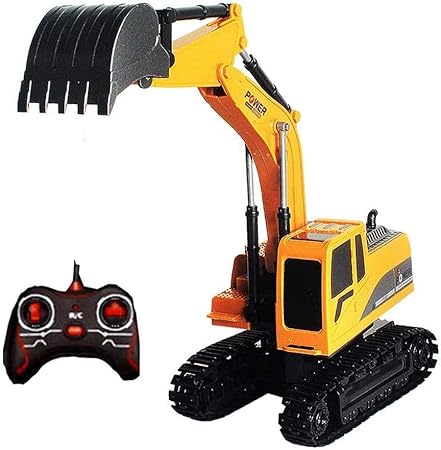 Amazon Ec Tool ショベルカー ラジコン 掘削機 子供向け 工事車両 砂浜 砂場用 おもちゃ 建設車両 おもちゃ