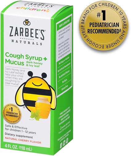 Amazon Com Zarbee S Naturals Children S Cough Syrup Mucus With