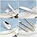 ZOSYNS 24K Gold-Plated Silverware Set 18/10 Stainless Steel Flatware Set Gold Flatware Cutlery Set Forks Spoons Knives set,1 Set