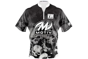 Logo Infusion I AM Bowling Jersey Short Sleeve Sash Collar 2120-MT Made in USA Motiv