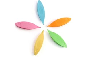 XSHANG NX Garden Tatting Shuttles Set 5 PCS Colorful Plastic Tatting Shuttles for Lace DIY Hand Lacemaking Craft Tool