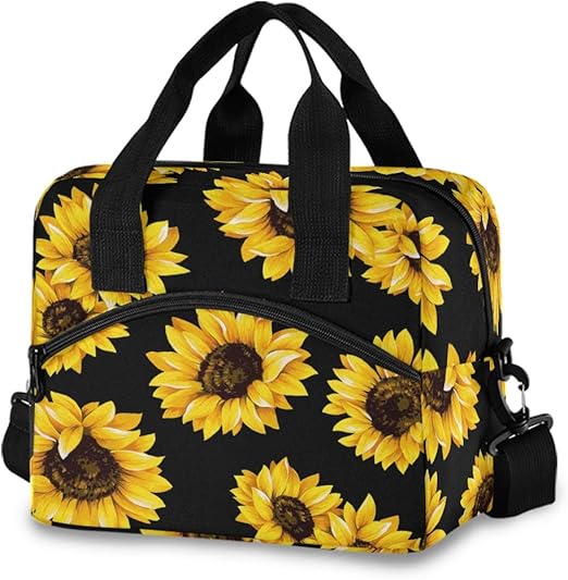sunflower lunch bag