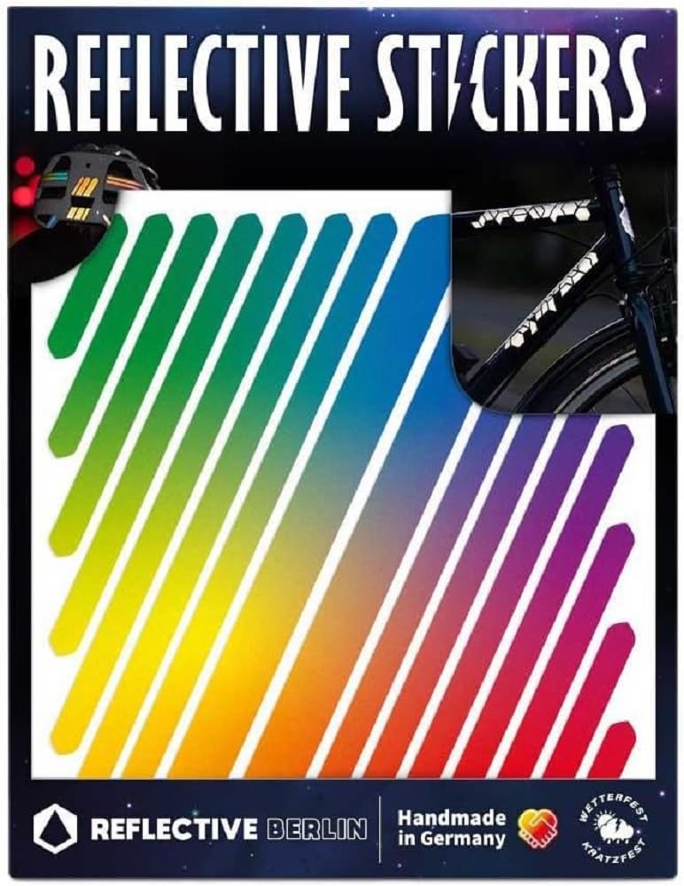 Reflective Berlin Unisex - Adult Shapes Reflective Stickers, Plain Wyr, One Size