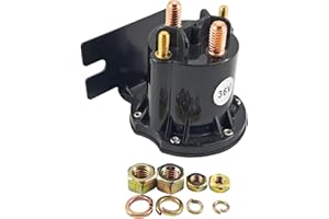SPJIUQI 36V Heavy Continuous Duty Solenoid Relay Switch for EZGO RXV Electric Danaher Golf Carts 2008-Up 609428 606971 608897 Trombetta 684-3681-012-14 684-3681-012-12