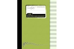 Blank Sheet Music: Music Manuscript Paper / Staff Paper / Musicians Notebook [ Book Bound (Perfect Binding) * 12 Stave * 100 