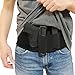 Bullker Gun Holster, Belly Band Holster for Concealed Carry - Neoprene Waist Band Handgun Carrying System - with Elastic Holder for Pistols Revolvers - for Men and Women