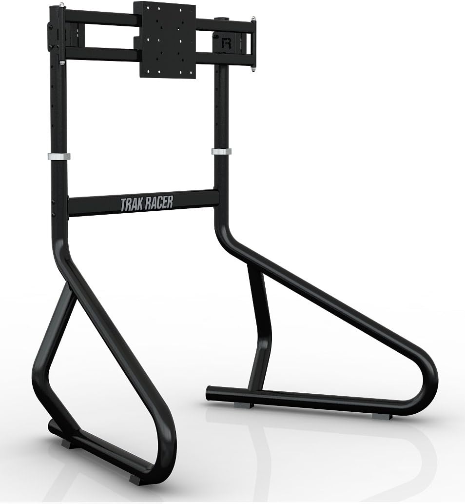 Trak Racer Single Monitor Floor Mounting Gaming Event Stand for 22 inch to 35 inch LED LCD TV Monitors
